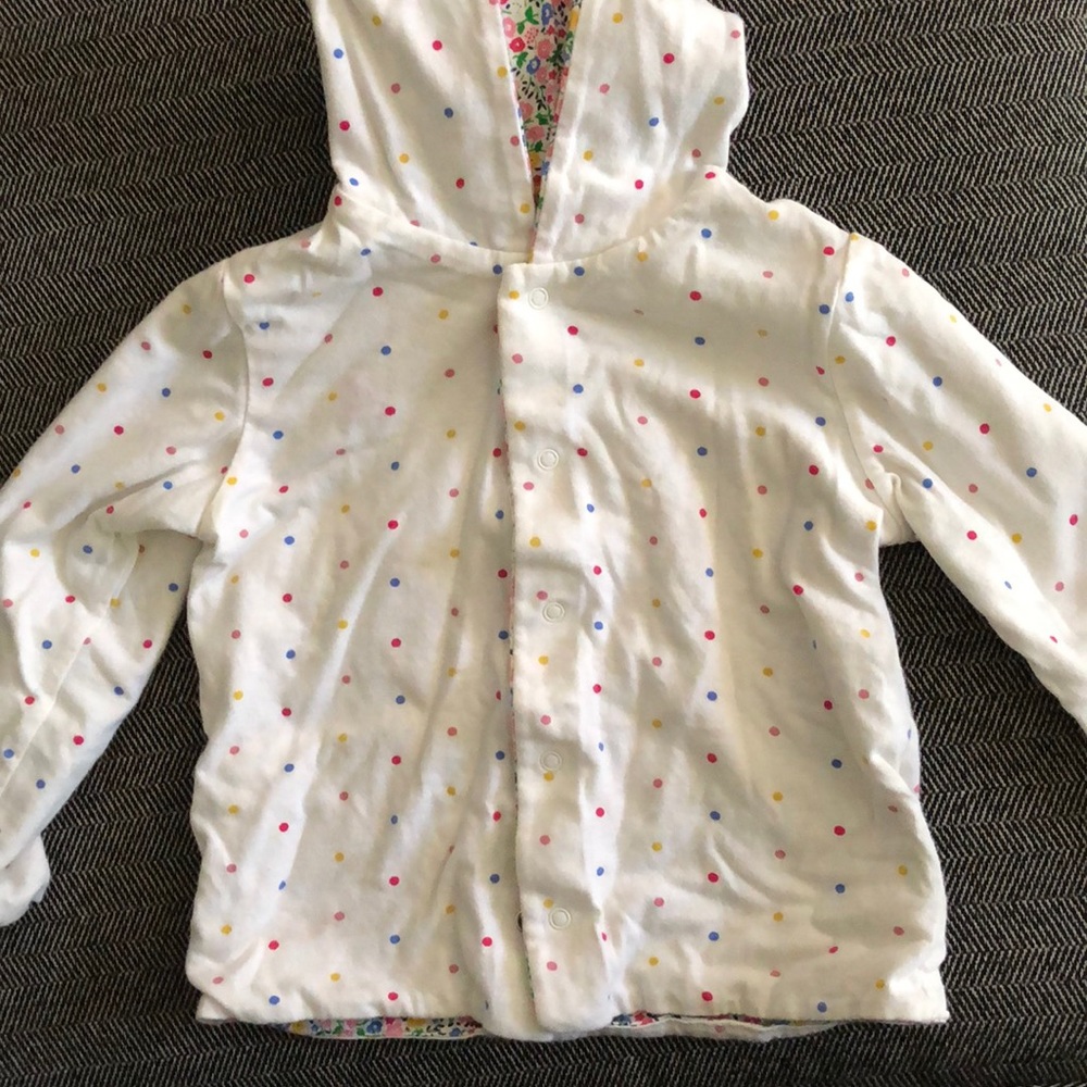 Baby girl 12 month reversible sweater